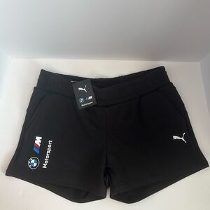Puma x BMW Motorsport Women Large Essential Shorts 4” Black